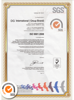 SGS Certification 27 December