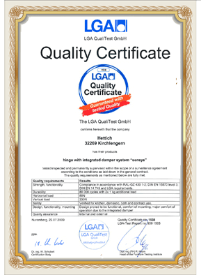LGA Quality Certification 24 F...